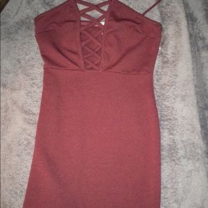 Maroon dress